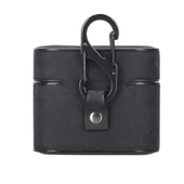 Casquet Apple AirPods 3.nesil Uyumlu Deri Kılıf G1 Siyah thumbnail 3