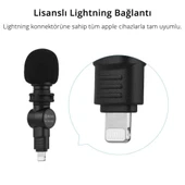 Boya BY-M100D Kompakt Lightning Telefon Mikrofonu thumbnail 2