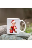 Kişiye Özel Bardak - Karikatür Bardak - Noel Bardağı - 1