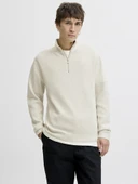 Jack Jones Blamılano Fermuarlı YakaRelax Fit  Erkek Kazak 12259664 - 1