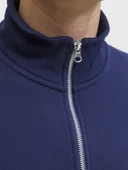 Jack Jones Norrebro Fermuarlı Yaka Relax Fit Erkek Sweat 12282899 - 6