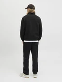 Jack Jones Norrebro Fermuarlı Yaka Relax Fit Erkek Sweat 12282899 - 4