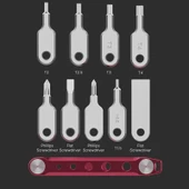 Ulanzi CM029 9'u 1 Arada Tornavida ve Anahtarlar Katlanır Alet Seti thumbnail 2