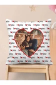 Kişiye Özel Yastık Kılıfı - Resimli Yastık Kılıfı - I Love You Yastık Kılıfı thumbnail 1