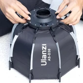 Ulanzi AS-D30 30cm Mini Bowens Montajlı ve Izgaralı Sekizgen Softbox thumbnail 4
