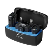 BOYA Boyamic All-in-One Kablosuz İkili Kayıt Yaka Mikrofonu thumbnail 1