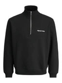 Jack Jones Norrebro Fermuarlı Yaka Relax Fit Erkek Sweat 12282899 - 5