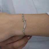 925 Ayar Gümüş Zülfikar Kılıcı Kadın Bileklik thumbnail 4