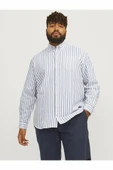 Jack Jones Oxford Plus Büyük Beden Erkek Gömlek 12286178 - 1