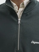 Jack Jones Norrebro Fermuarlı Yaka Relax Fit Erkek Sweat 12282899 - 6