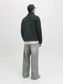 Jack Jones Norrebro Fermuarlı Yaka Relax Fit Erkek Sweat 12282899 - 4