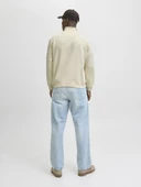 Jack Jones Norrebro Fermuarlı Yaka Relax Fit Erkek Sweat 12282899 thumbnail 4