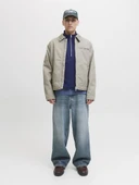 Jack Jones Norrebro Fermuarlı Yaka Relax Fit Erkek Sweat 12282899 - 2