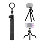 Ulanzi MT30 Mıknatıslı Karabinalı Esnek Tripod T137 - Siyah - 1