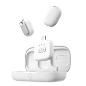 Ulanzi A30 Tiny 2 Kişilik Mikrofon Seti - Beyaz thumbnail 2