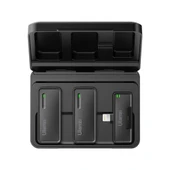 Ulanzi UW-MIC Kablosuz İkili Kayıt Yaka Mikrofonu - Lightning thumbnail 4