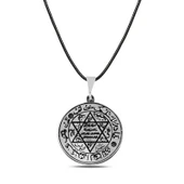 Gümüş Süleyman Mührü Kolye thumbnail 2