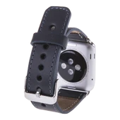 Apple Watch Uyumlu Deri Kordon 42-44-45mm CZ01 Lacivert thumbnail 2