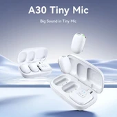 Ulanzi A30 Tiny 2 Kişilik Mikrofon Seti - Beyaz thumbnail 3