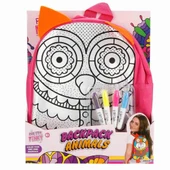 Sinerjim Boyanabilir Desenli Baykuş Sırt Çantası thumbnail 1