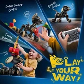 Ruko 18011 Robot Köpek Oyuncağı - Siyah & Gold - 5