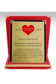 Kişiye Özel Sevgililer Günü Plaketi - Sevgiliye Plaket ( Büyük Boy ) thumbnail 1
