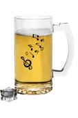 Müzik Baskılı Bira Bardağı - Bira Bardak thumbnail 1