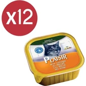 Plaisir Pate Tavuklu Kedi Konservesi 12X100 gr - 1