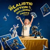 Ruko 18011 Robot Köpek Oyuncağı - Siyah & Gold - 4