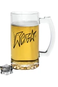 Rock Baskılı Bira Bardağı - Bira Bardağı thumbnail 1