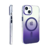 iPhone 13 Kılıf Kablosuz Şarj Özellikli Şeffaf Transparan Renk Geçişli Toros Kapak thumbnail 12