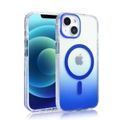 iPhone 13 Kılıf Kablosuz Şarj Özellikli Şeffaf Transparan Renk Geçişli Toros Kapak thumbnail 9