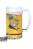 Atatürk Baskılı Bira Bardağı - Bira Bardak thumbnail 1