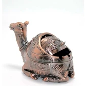 Metal Deve Figürlü Küllük Dekoratif Hediyelik thumbnail 2