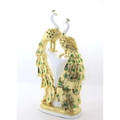 Polyester 2'Li Tavuskuşu Biblo thumbnail 1