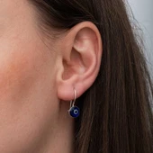 Gümüş Sallantılı Nazar Kadın Küpe thumbnail 3