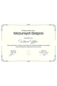 Kişiye Özel Sertifika - Mezuniyet Sertifikası - Mezuniyet Belgesi ( 10 Adet ) Sade thumbnail 1