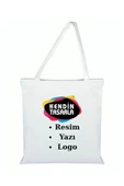 Kişiye Özel Bez Çanta - Resim Baskılı Çanta - Özel Yazılı Çanta thumbnail 1