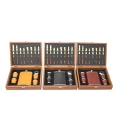 Ahşap Kutulu Satrançlı Matara Seti Derili thumbnail 1