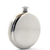 Paslanmaz Çelik Yuvarlak 8 Oz Tekli Matara thumbnail 1