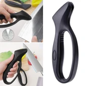 Kolay Tutuş Saplı Paslanmaz Çelik Manuel Bıçak Bileme Aleti thumbnail 5