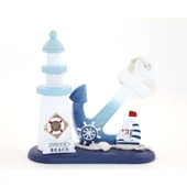 Ahşap Marin Çapalı Deniz Feneri thumbnail 2