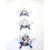 Ahşap Marin 3'Lü Çerceve thumbnail 2