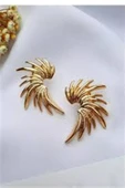 Kadın Özel Tasarım Kanat Model Küpe ZYN3 thumbnail 2