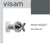Visam Ankastre Stop Valf 1/2 Taharet Musluğu 890.006 - 2