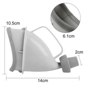 Unisex Taşınabilir Hijjenik Seyahat Tuvalet Aparatı Seyahat Tuvalet Hunisi thumbnail 3