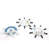 Ahşap Marin Duvara Asmalı Dümen thumbnail 2