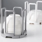 Tabak Bardak Kase Standı Bulaşık Kurutma Tutucu Mutfak Düzenleyici Organizatör - 2