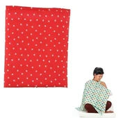 Kullanışlı Kemerli Yıldız Desenli Bebek Emzirme Önlüğü Örtüsü - 1