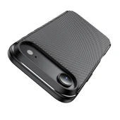 iPhone 17 Air Kılıf Karbon Fiber Desenli Negro Silikon Kapak thumbnail 3